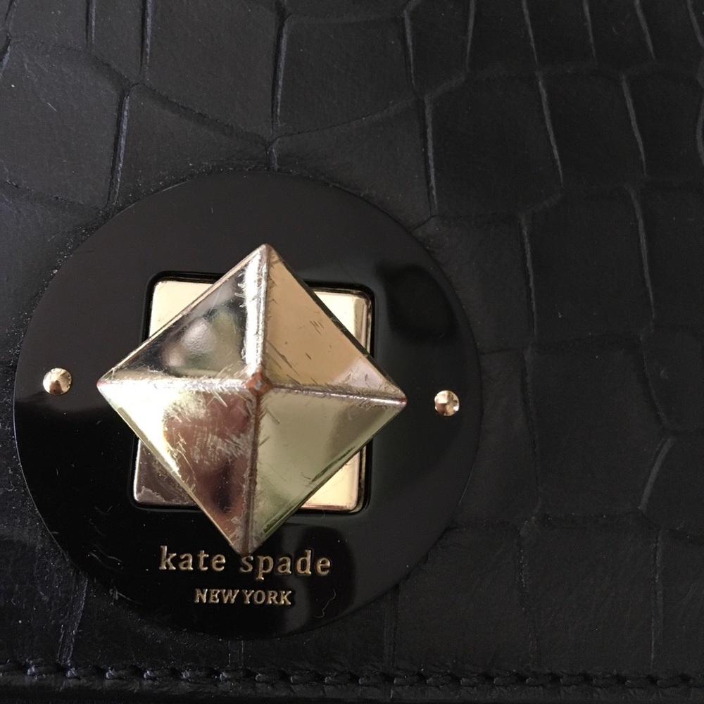 Kate Spade Black Leather Handbag - Picture 8 of 8
